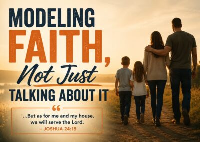 Modeling Faith, Not Just Talking About It