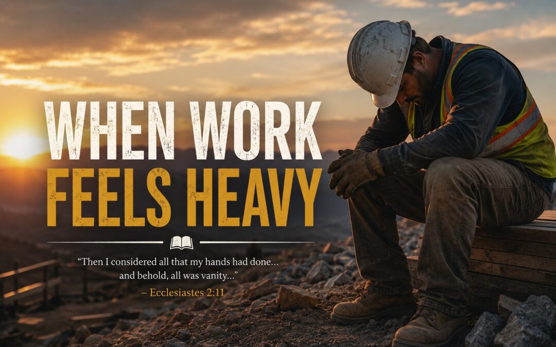 When Work Feels Heavy