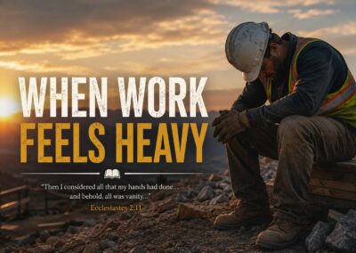 When Work Feels Heavy