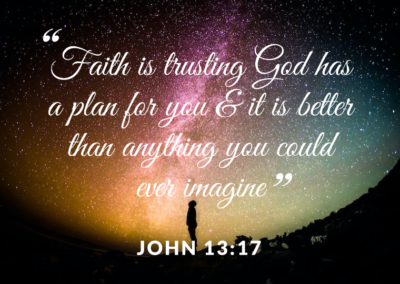 Faith is trusting God