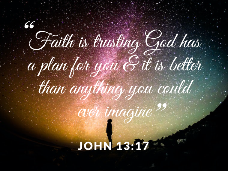 Faith is trusting God - God First Life Next - Weekly Devotionals