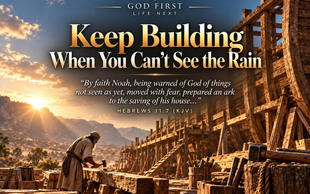 Keep Building When You Can’t See The Rain