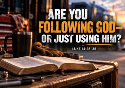 Are You Following God or Just Using Him?