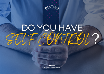 Do you have self-control?