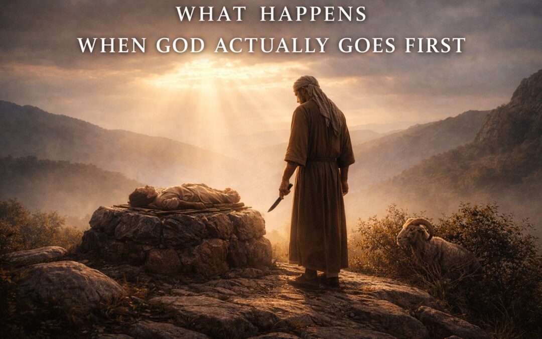 What Happens When God Actually Goes First