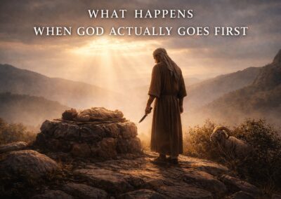 What Happens When God Actually Goes First