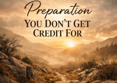 Preparation You Don’t Get Credit For