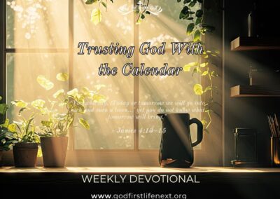 Trusting God With the Calendar