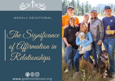 The Significance of Affirmation in Relationships