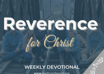 Reverence for Christ