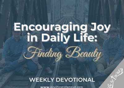 Encouraging Joy in Daily Life: Finding Beauty