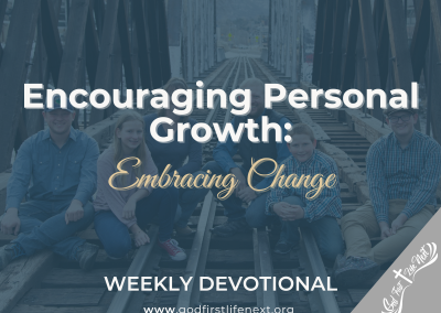 Encouraging Personal Growth: Embracing Change