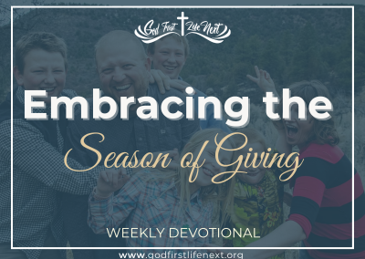 Embracing the Season of Giving
