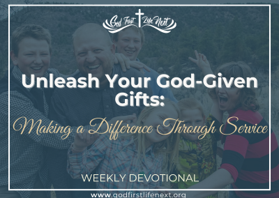 Unleash Your God-Given Gifts: Making a Difference Through Service