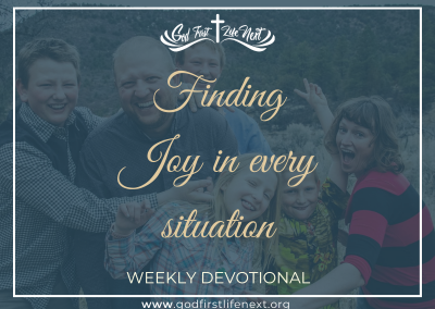 Finding Joy in every situation
