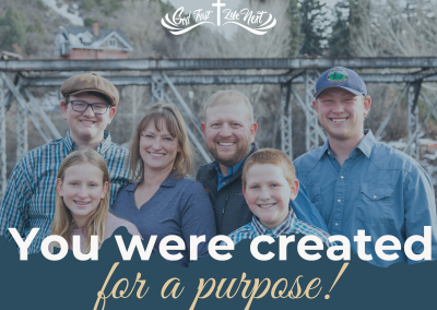 You were created for a purpose!