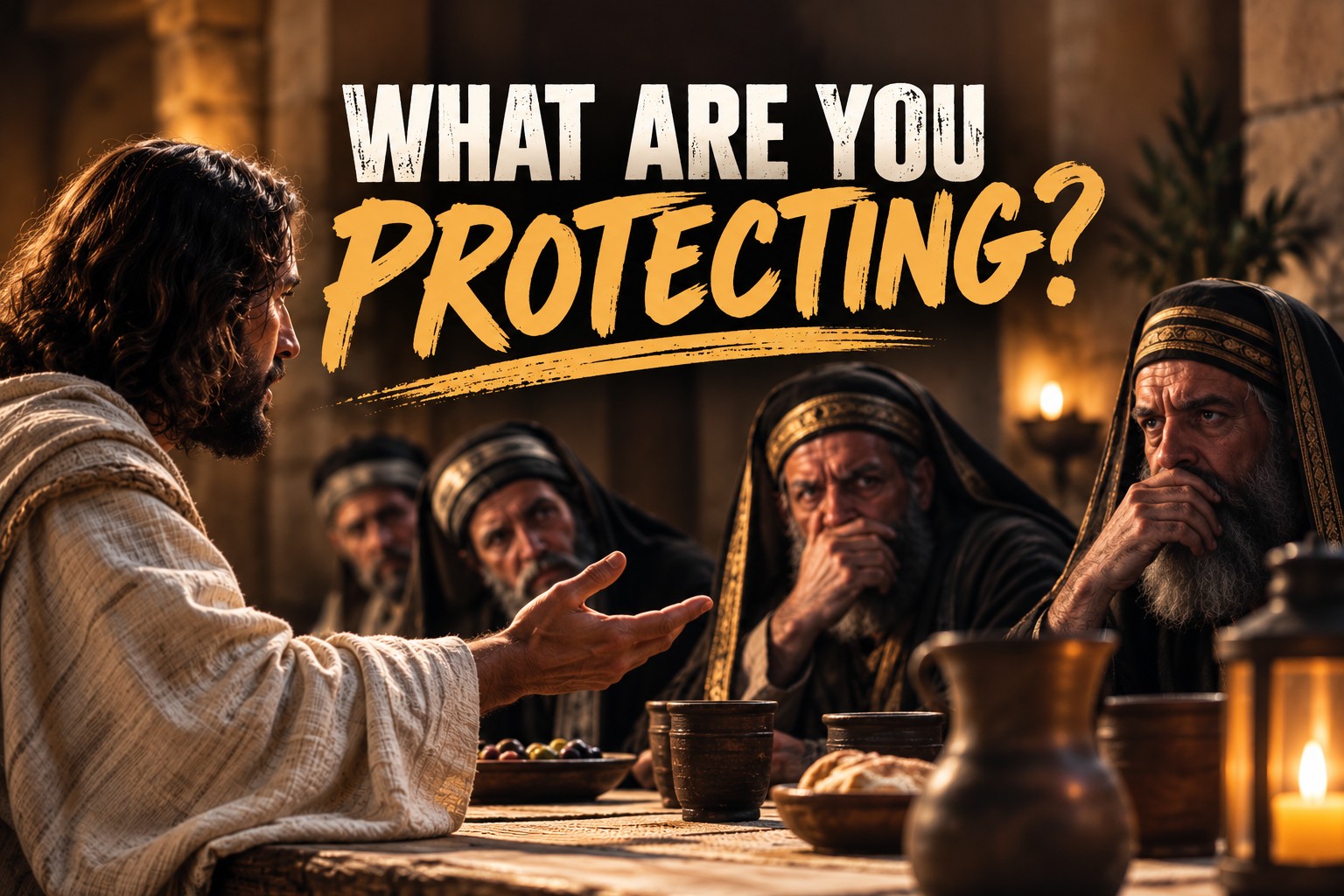 What Are You Protecting? – Luke 14 Jesus confronts the Pharisees during a Sabbath meal in Luke 14.