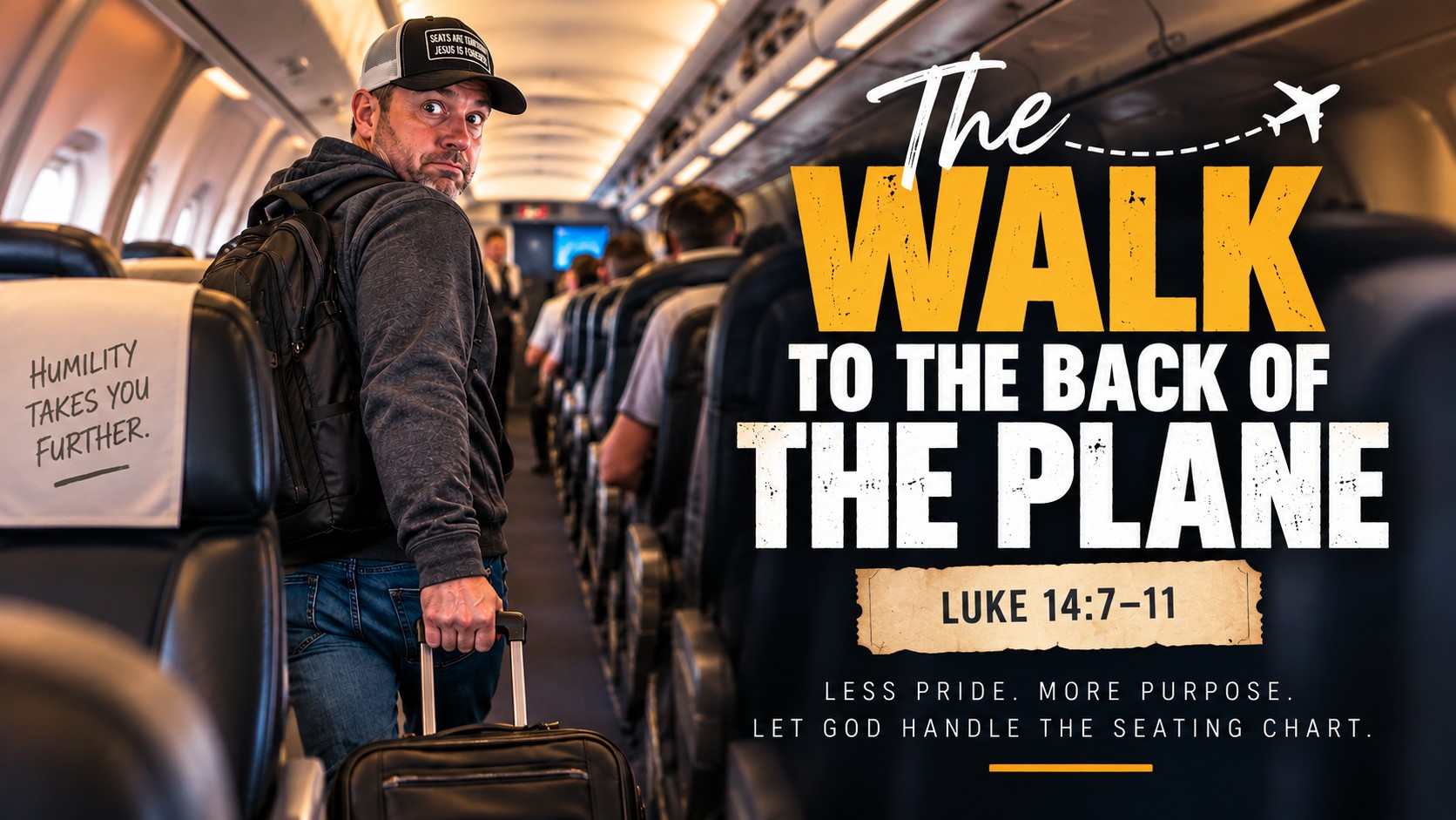 The Walk to the Back of the Plane devotional