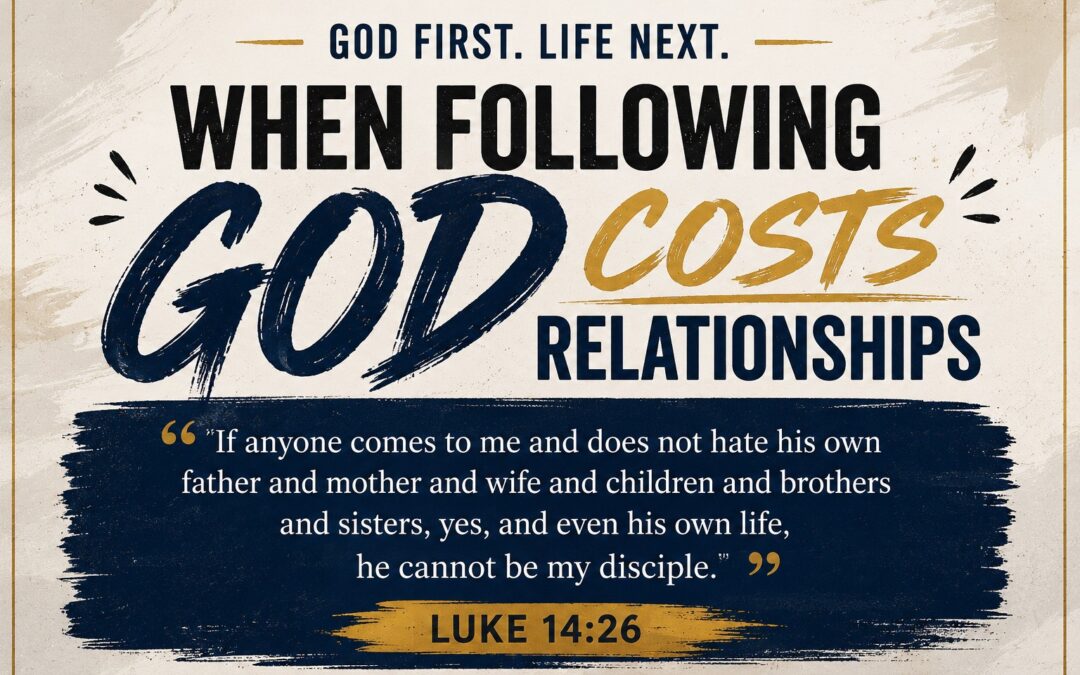 When Following God Costs Relationships