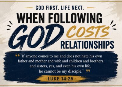 When Following God Costs Relationships