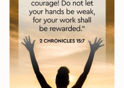 Trust in God’s Plan and Persevere