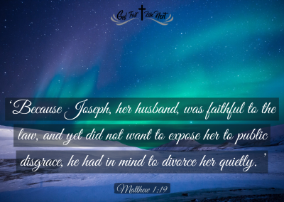 Can you imagine if Joseph would have not listened to God?